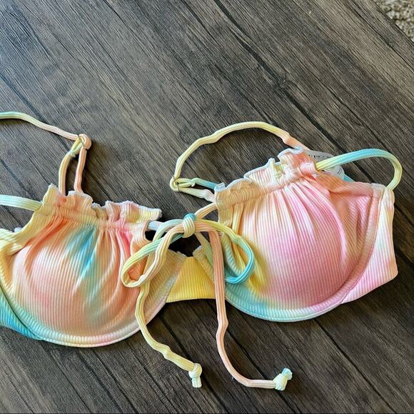 ZAFUL Rainbow Of Mermaid Keyhole String Bikini Swimwear - Picture 4 of 9